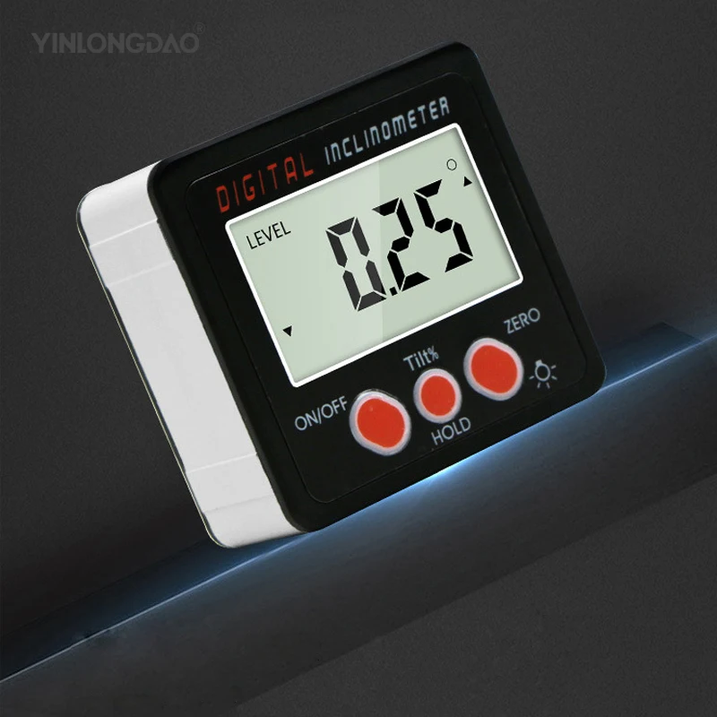 

Ip54 Precision Electronic Digital Inclinometer 4*90 Metric Box Measuring Instrument Slope Meter Level