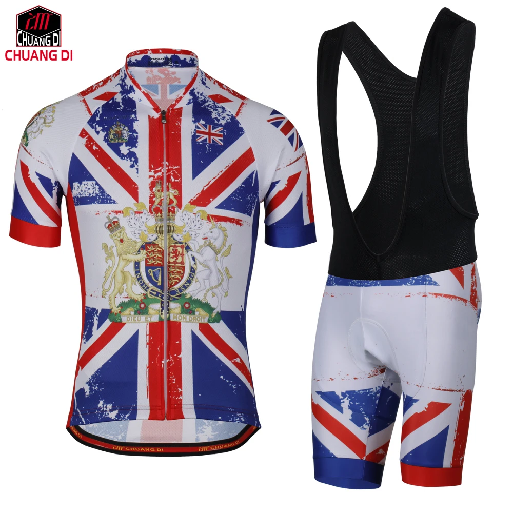 United Kingdom Cycling Jersey Raiders Jersey UK Style Skinsuit Cycling