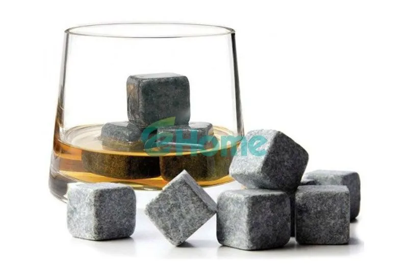 8xhot Вино Виски Камни ледник Rocks холодного Ice Cube Bulk Питьевая бар Главная#52810