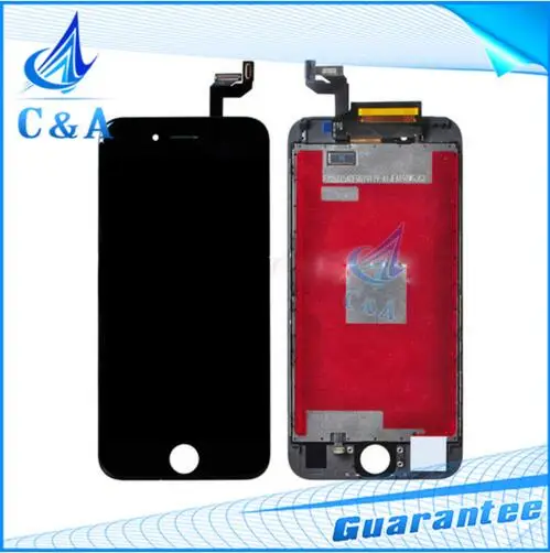 mobile phone lcd screen display for iphone 6S with touch digitizer frame assembly oem replacement parts free shipping 1 piece