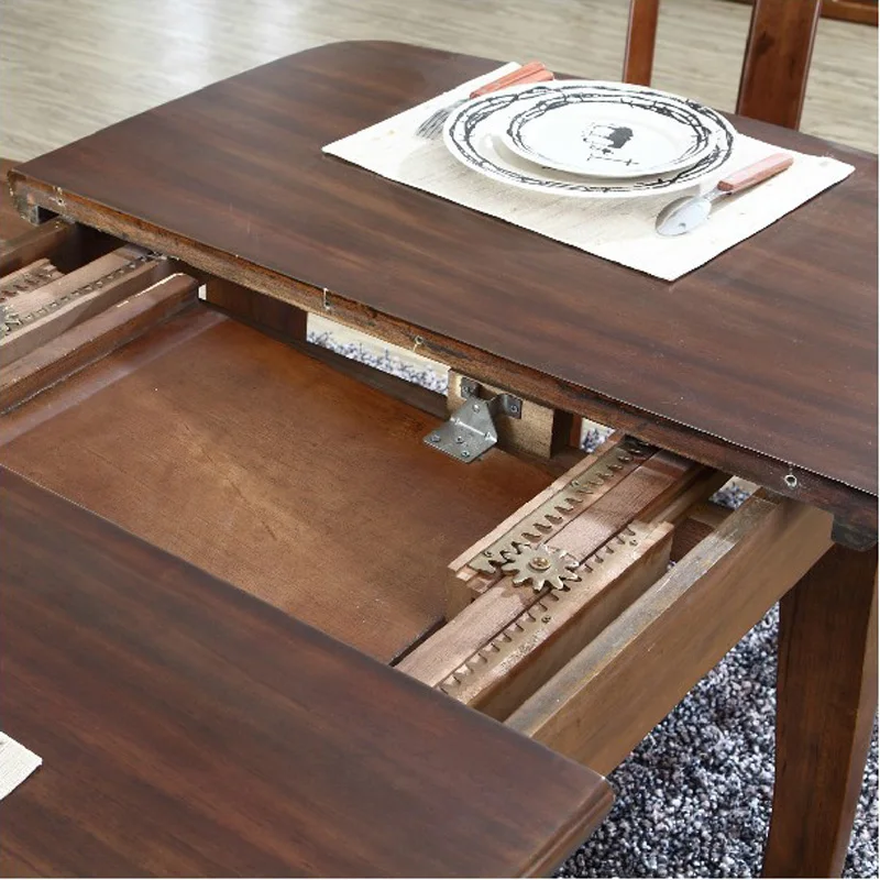 Retractable Table good comrade round the corner wood folding retractable table new Retractable Table good comrade round the corner wood folding retractable table new