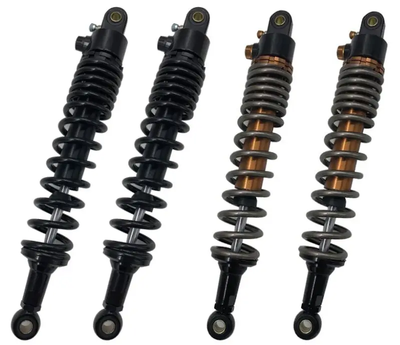 340 мм 350 360 370 380 400 8 Пружинные мотоциклетные амортизаторы для Honda Yamaha Suzuki Kawasaki