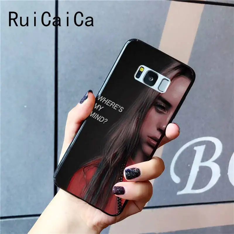 Цветной милый чехол для телефона Ruicaica Billie Eilish Khalid Samsung Galaxy S9 plus S7 edge S6 S10 S8