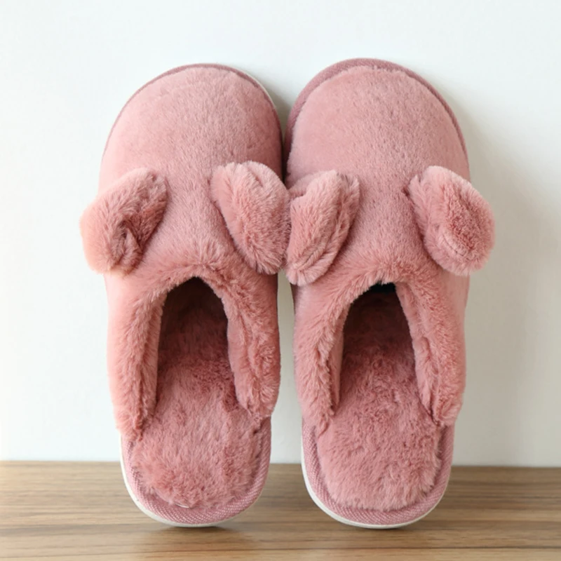 

Winter Shoes Woman Warm Home Slippers Women Flip Flops Anti-skid Slides Cute Indoor Slippers Cartoon Home Shoes Zapatos De Mujer