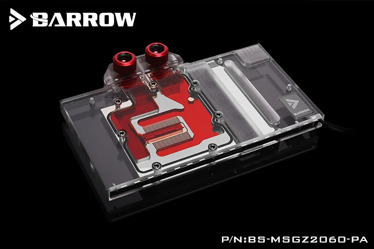 Водяной блок Barrow GPU для MSI RTX 2070 Ventus 8G/RTX 2060 Gaming Z Ventus 6G с полным покрытием Видеокарта кулер для воды