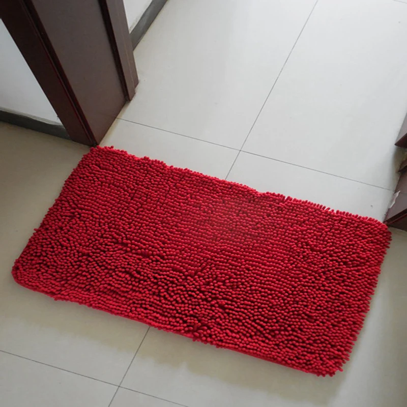 EHOMEBUY Solid Color Carpet Sold By 1 Piece Stair Tread Mats Self Adhesive Non Slip Carpet Red Soft Comfortable Rectangle