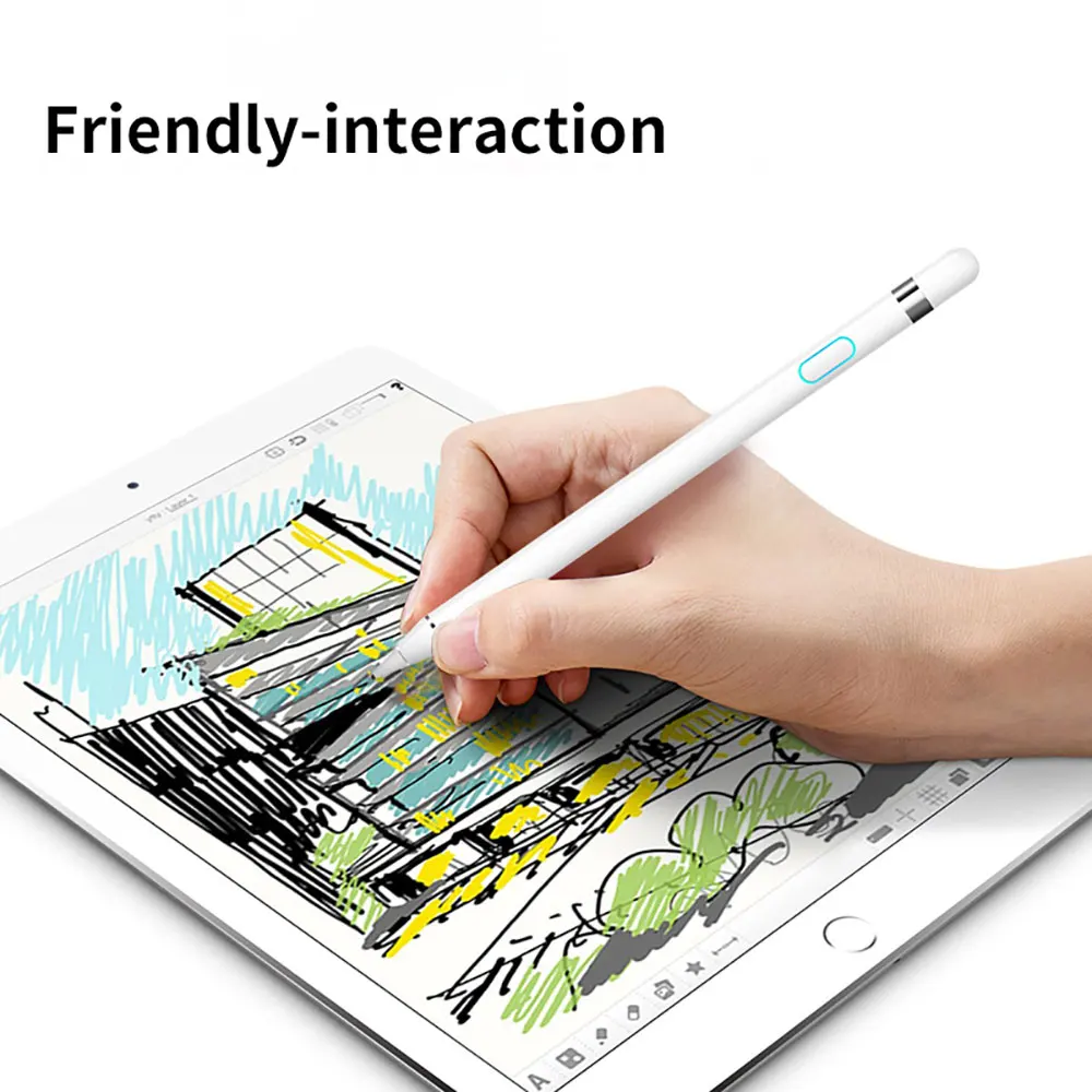 WIWU стилус для Apple Pencil Touch Pen для iPad Pro гладкий и Высокочувствительный стилус для планшета стилус для iPad