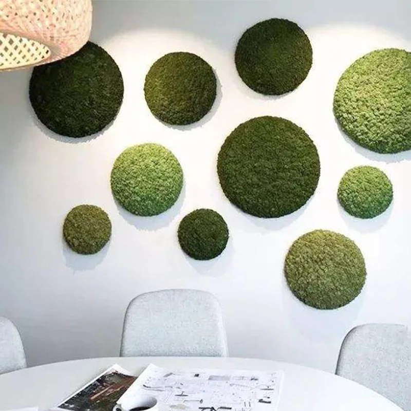 1 pc 10g de espuma de plantas de musgo verde decoraciones de piso de musgo Artificial seco para flores hierba planta pared verde decoración musgo