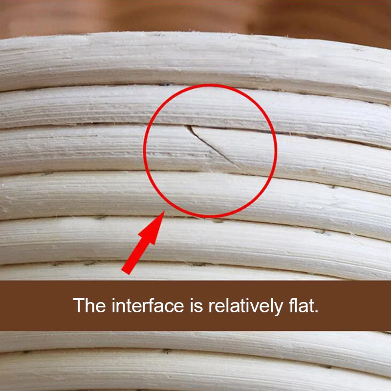 1 шт. натуральная ротанговая изоляционная корзина ферментация хлеба контейнер для хранения Прямая
