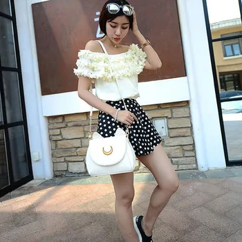 

Summer Sailor Moon Ladies Handbag Black Luna Cat Shape Chain Shoulder Bag PU Leather Women Messenger Crossbody Small Bag
