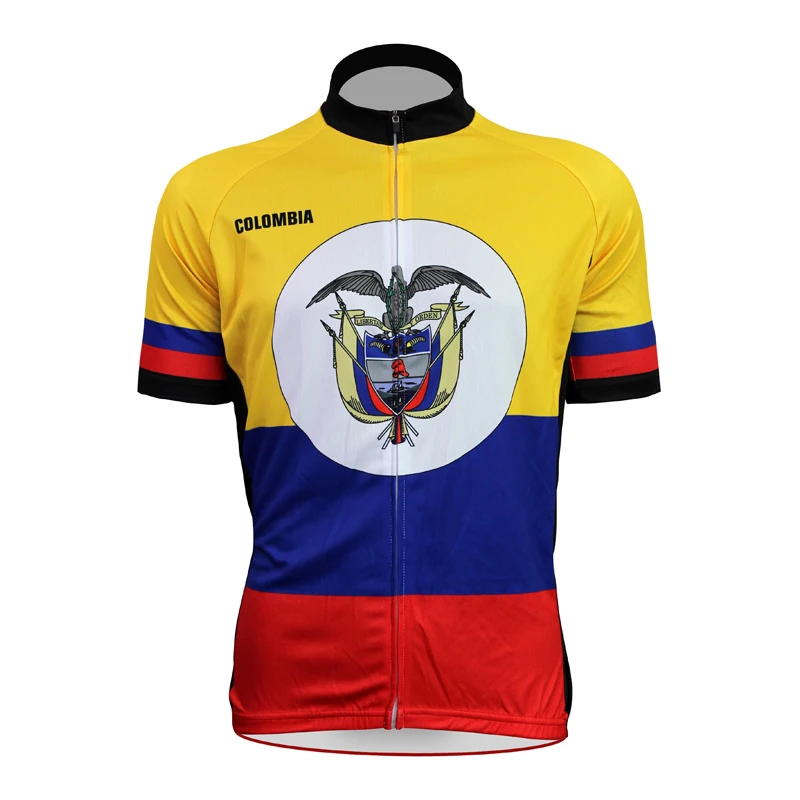 

New Colombia Cycling shirt bike equipment Mens Cycling Jersey Cycling Clothing Bike Shirt Size 2XS TO 5XL ILPALADIN