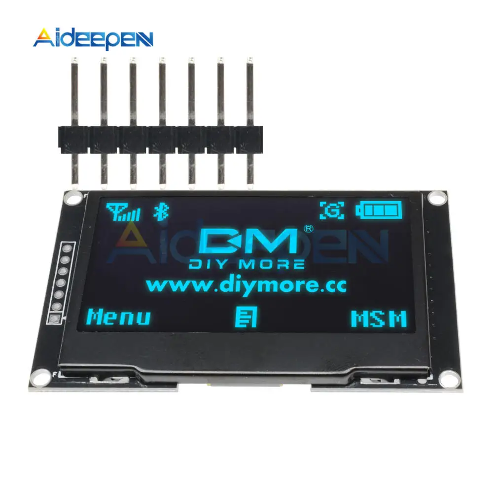 2 42 &quotдюймовый ЖК экран 128x64 128X64 oled дисплей модуль IIC I2C SPI серийный C51 STM32 SSD1309 для