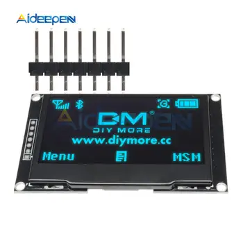 

2.42" inch LCD Screen 128 x 64 128X64 OLED Display Module IIC I2C SPI Serial C51 STM32 SSD1309 for Arduino Blue Display
