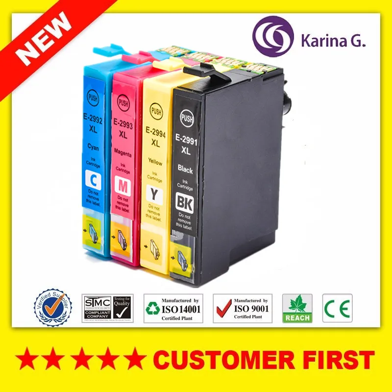 Совместимый для epson 29xl T2991 T2992 T2993 T2994 картридж Epson Expression Home xp 235 XP 245 и т. д. Европы