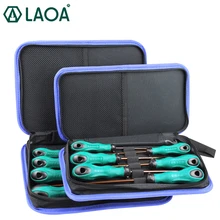 LAOA 6PCS/9PCS Technical grade Screwdriver Sets S2 alloy steel Profession tools Screwdriver Phillips and Slotted