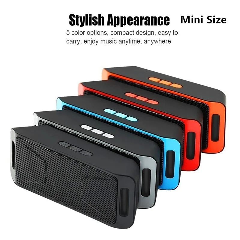 Portable outdoor Bluetooth Speakers Newest V3.0 Hifi Wireless Bass Bluetooth Stereo Speaker TF USB Flash FM Radio