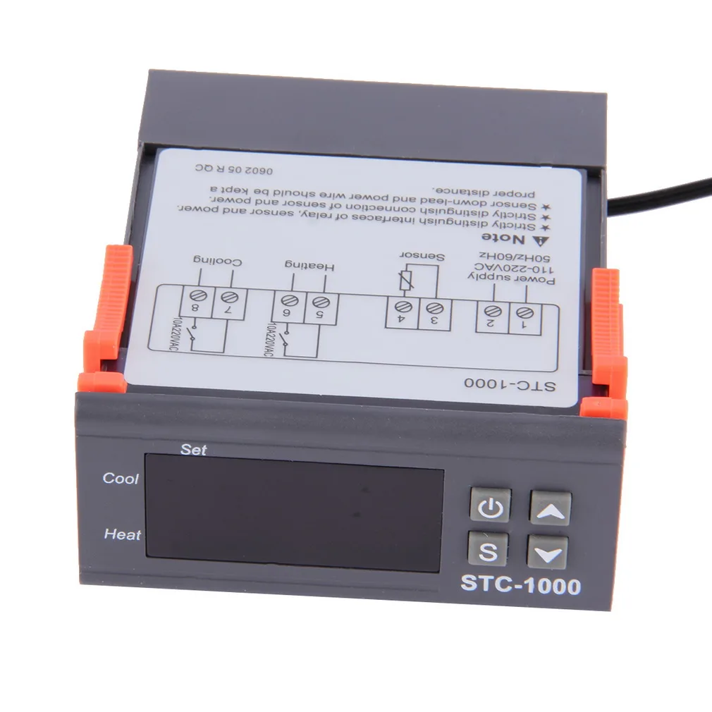 

Temperature 1pc High Quality Temperature Controller Thermostat Aquarium STC1000 Incubator Cold Temp Laboratories