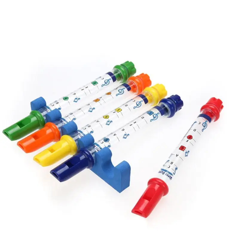 5 шт./упак. детские водные флейты игрушки Красочные Детские ванна играть на музыкальных Ванна Душ музыкальный инструмент настройки