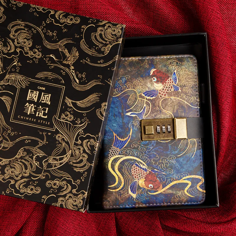 Skup Kawaii A6 notatnik i czasopisma Sprial Vintage zeszyt luksusowe DIY Agenda Planner organizator pamiętnik podróży notatnik z zamkiem prezent