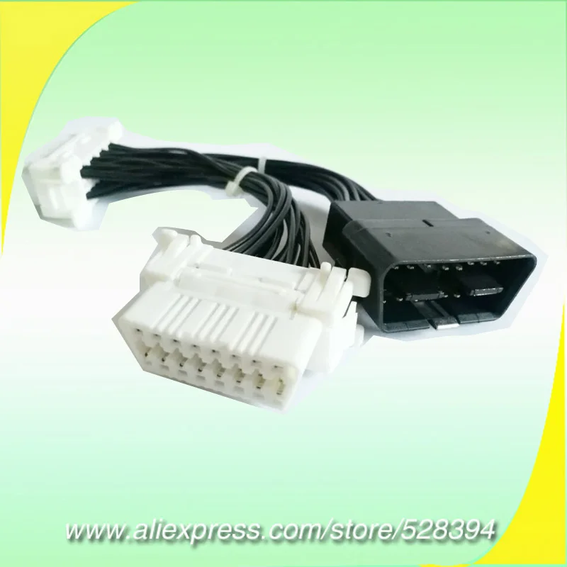 

16PIN 16 pin OBD2 OBDII OBD 2 Splitter Extension Cable Male to 2 Female Y Cable