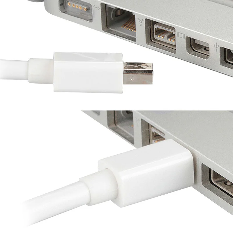 

Mini Displayport to HDMI AV HDTV Adapter Cable 4K for MacBook PowerBook DP V1.2 eals @JH
