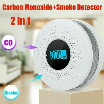 

LCD CO Carbon Monoxide Detector Poisoning Gas Alarm LED Sensor Warning Tester