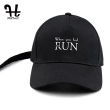 Furtalk, хлопковая черная бейсболка, женская, мужская, дальнобойщик, кепка, летняя, регулируемая, хип-хоп, папа, бейсболка, кепка, когда вы чувствуете себя грустью, бегать
