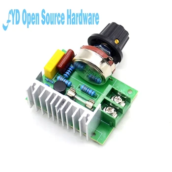 

1pcs AC220V 4000W motor electric furnace fan high-power dimming thermostat regulator switch governor