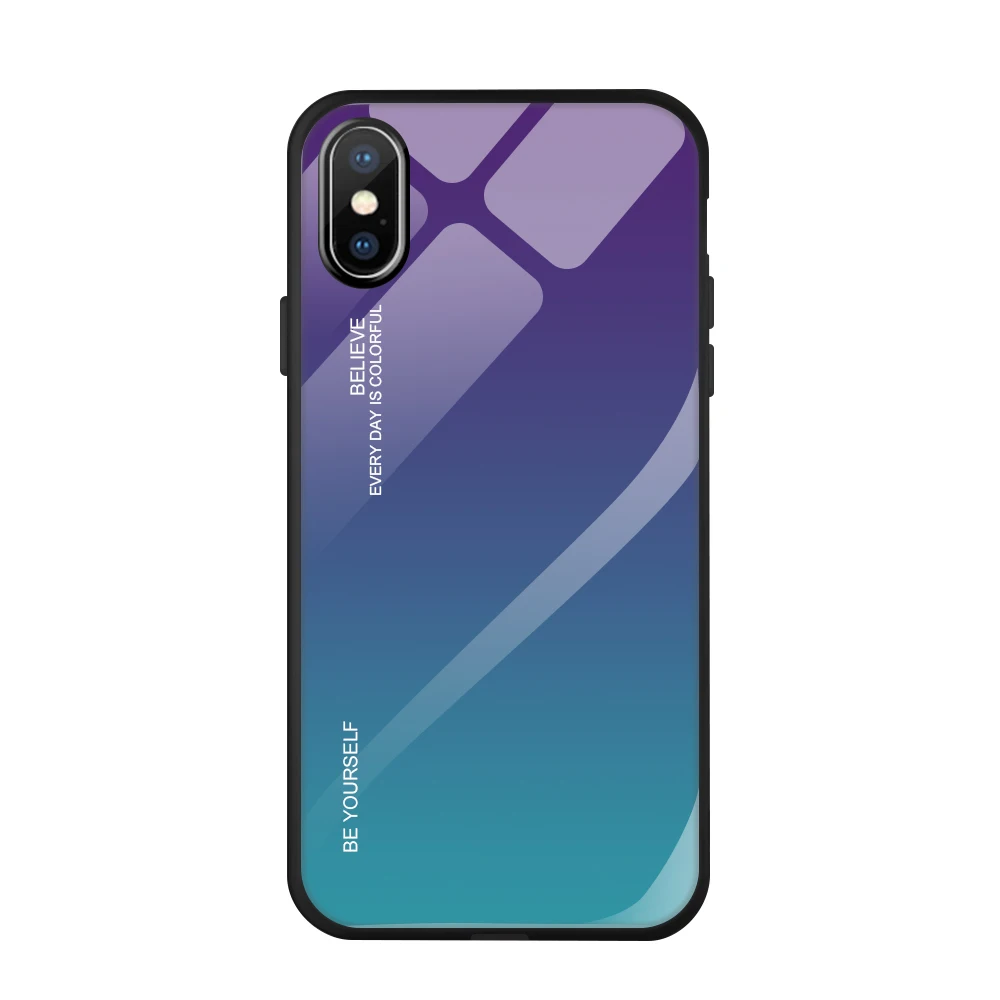 Синий Чехол для iPhone 11 Pro XS MAX 7 XR силиконовый цветной чехол для 6 7 8 Plus 6S X чехол для iPhone 11 7 8 Plus 6 s чехол для телефона XR MAX Couqe - Цвет: Синий