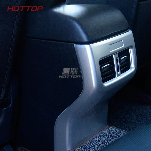 

ABS Matte Carbon fiber Armrest Box Rear Air Conditioning AC Vent Outlet Molding Garnish Cover Trim For Mazda CX-5 CX5 2017 2018