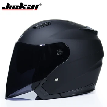 

Helmet motorcycle open face capacete para motocicleta cascos para moto racing motorcycle vintage helmets with dual lens JK-516