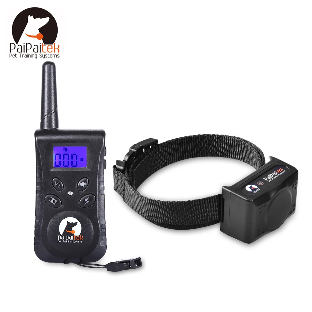 Rechargeable And Electrical Anti Bark Pet Dog Training Collar Shock No
