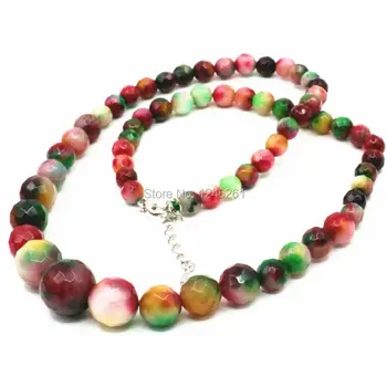 

6-14mm Accessories Multicolor Turkey Natural Stone Tower Necklace Chain For Women Girls Christmas Christmas Gifts Jewelry Making