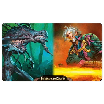 

Magic playmat mat mishras factory/Nicol Bolas Planes walker/Phyrexia vs the Coalition Magic Playmats For Board Game