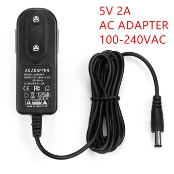 

1PCS 5V power adapter 5V 2A LED lights for power 5V2A AC-DC 100-240V CCTV DC5V