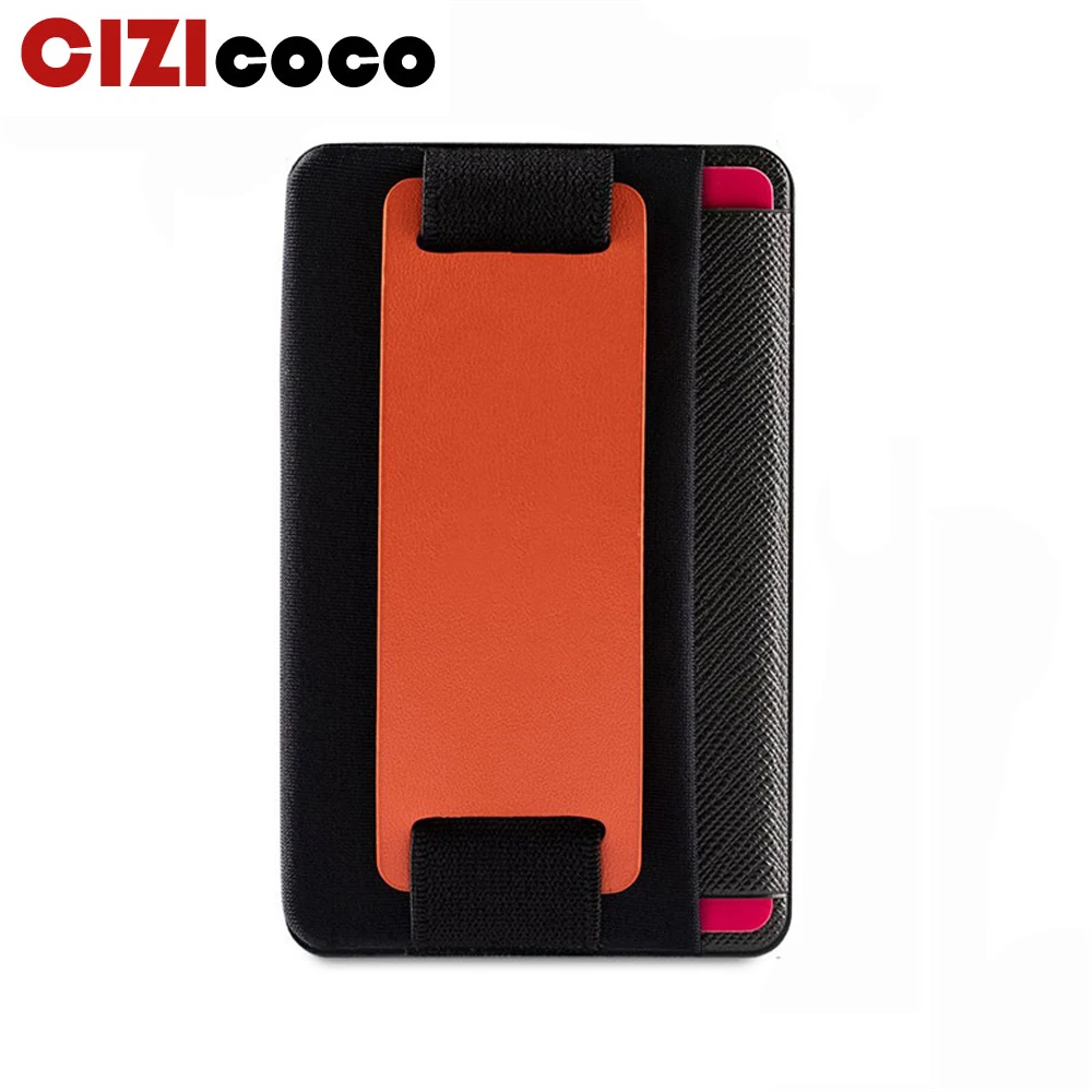 

2019 Hot Sale New Style Mobile Phone Back Cover Multi Function Card Holder Case Pouch For Cell Phone High Elastic Bus Card Bag