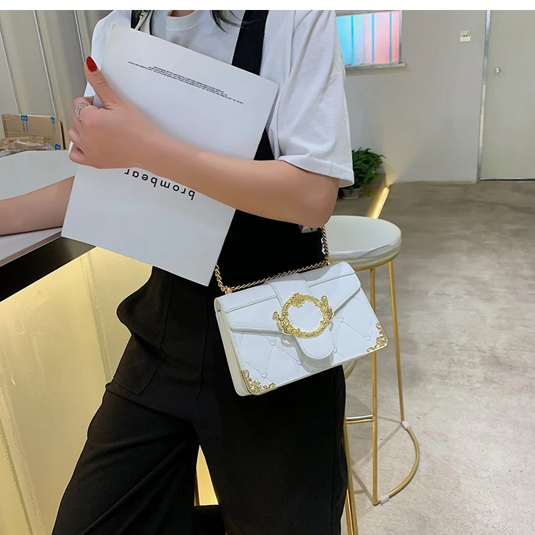 Мода 2019 г. металлический замок мини небольшой площади пакет сумка Crossbody посылка крестом пакет клатч для женщин дизайнер кошелек сумки Bolsos