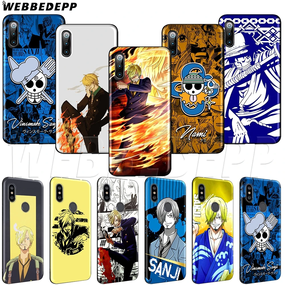 WEBBEDEPP One Piece Санджи мягкий TPU случай для Redmi Примечание 4 S2 4A 4X5 5A 6 6A 7 8 экшн-камеры Go Pro
