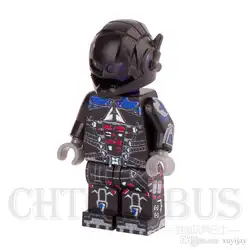 Одна продажа рыцарь Аркхэм Робин Бэтмен Minifig DC Justice League DIY Minifig сборка модели строительные кубики, детские игрушки подарки