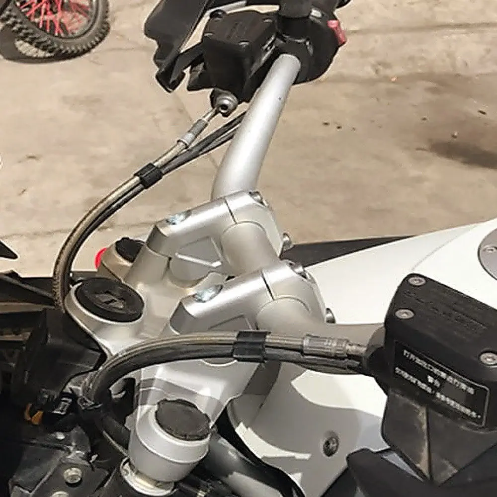 

For BMW R1200GS LC ADV 2013 2014 2015 2016 2017 Handlebar Raiser Up Back Move Bracket Kit Clamp Extend Adapter Riser Bolt Chrome