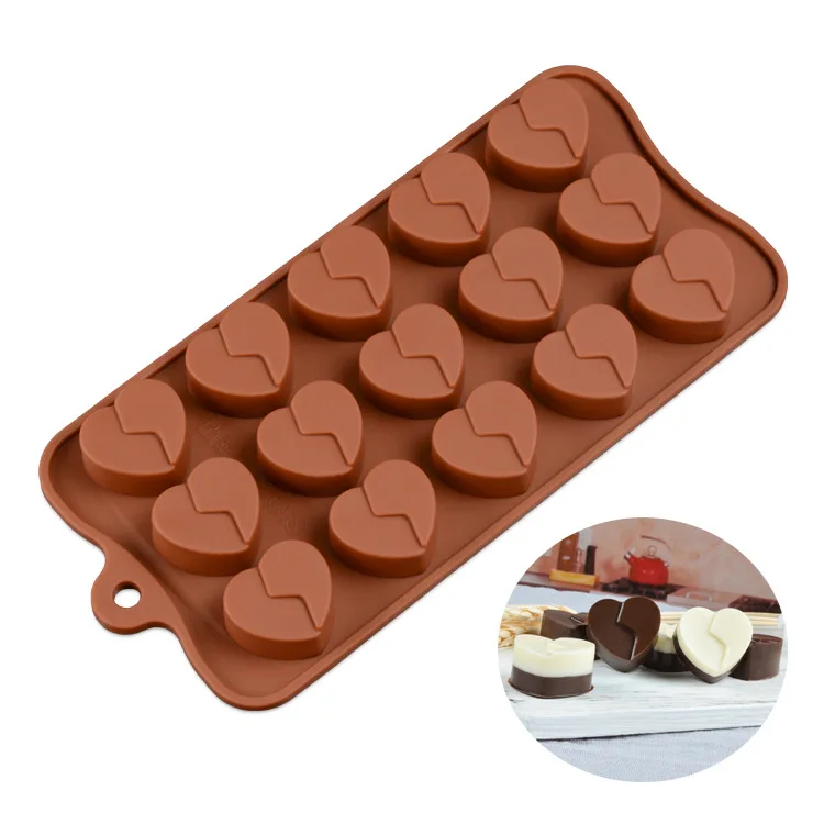 Silikolove Fondant Cake Decorating Tools Nonstick Silicone Mold Chocolate Jelly Pudding Molds for Baking Kitchen Sugarcraft