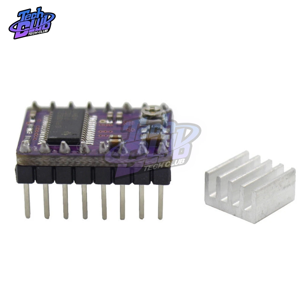 Запчасти для 3D принтера StepStick DRV8825 Драйвер шагового двигателя с теплоотводом Reprap 4