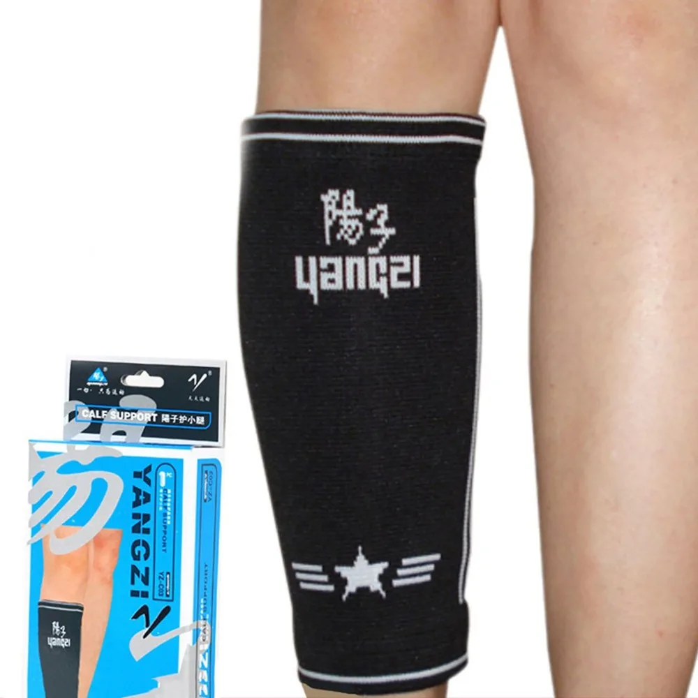 

1 PC Basketball Football Leg Shin Guards Soccer Protective Calf Sleeves Cycling Running Fitness Calcetines Sports Kneepad