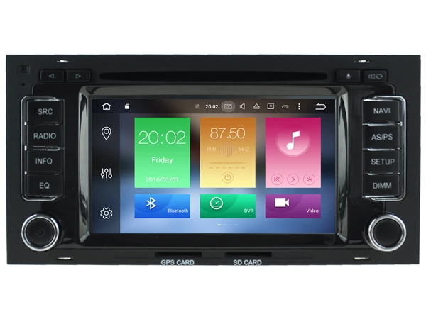 Android 8.0 Car Audio DVD плеер для VW Touareg (2002-2010) GPS мультимедийного головного устройства приемник BT WI-FI