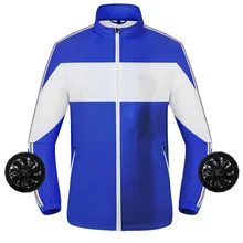 Летний Вентилятор охлаждения кожи одежда smart кондиционер костюм пот и вентиляция солнцезащитный крем водостойкая пара куртка