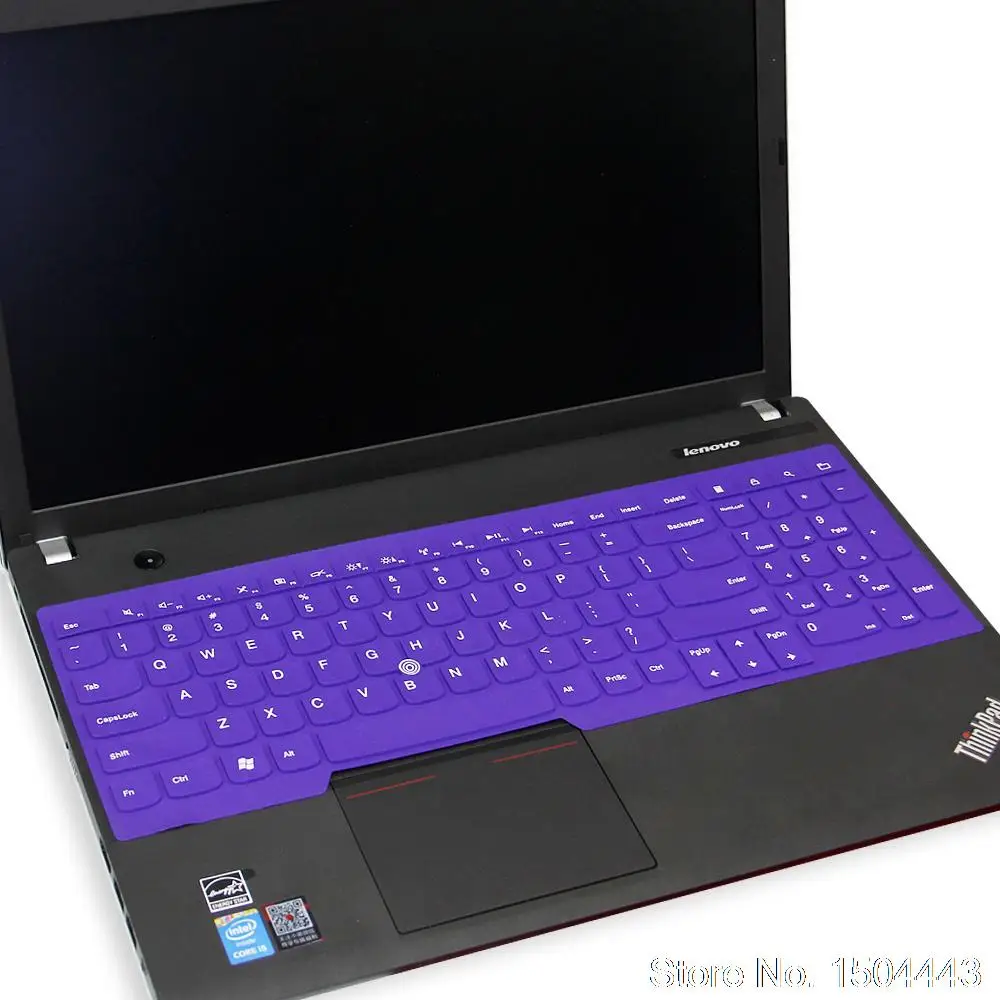 allpurple Силиконовое покрытие для клавиатуры Щит Клавиатура для ноутбука Lenovo IBM ThinkPad E560 E565 E550 E550C T540P W540 E555 E531 E540 - Цвет: allpurple