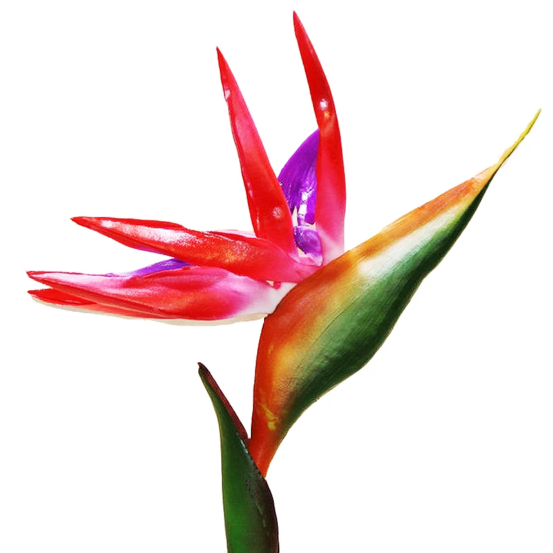 1081 8 De Réduction2 Pièces Grue Artificielle Orchidées Oiseau De Paradis Fleur Artificielle Arrangement Maison Mariage Jardin Fête Décoration