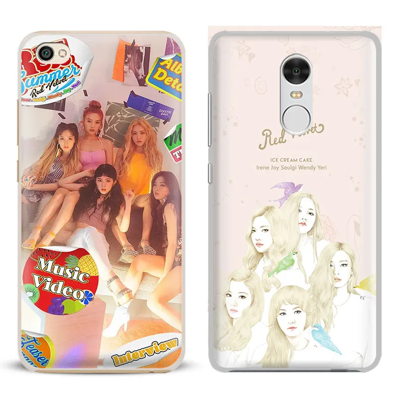 

Red Velvet Kpop Girl group Phone Case Shell Cover For Xiaomi Redmi Note 4 4X 5A 6 6A PRO Mi 8 5 5S PLUS Max A1 Note 2 3