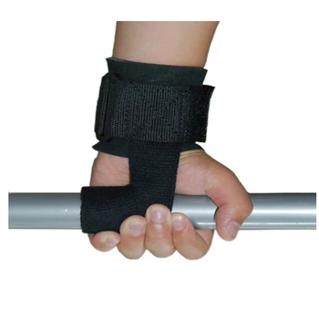 

2017 Breathable Barbell Strap Wrap Hand with Wrist Protection Belt Gym Power Training Weight Lifting Gloves Bar Grip 1 Pair
