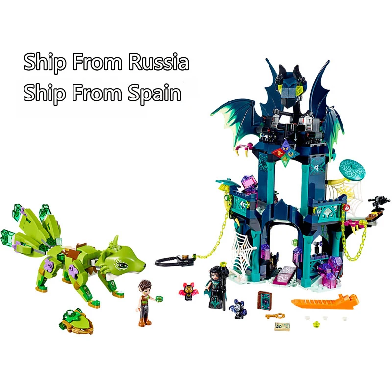 

Legoings Friends Magic Elves Toys Bricks 724Pcs Noctura's Tower & the Earth Fox Rescue Creative Play Set For Kids Friend Legoing